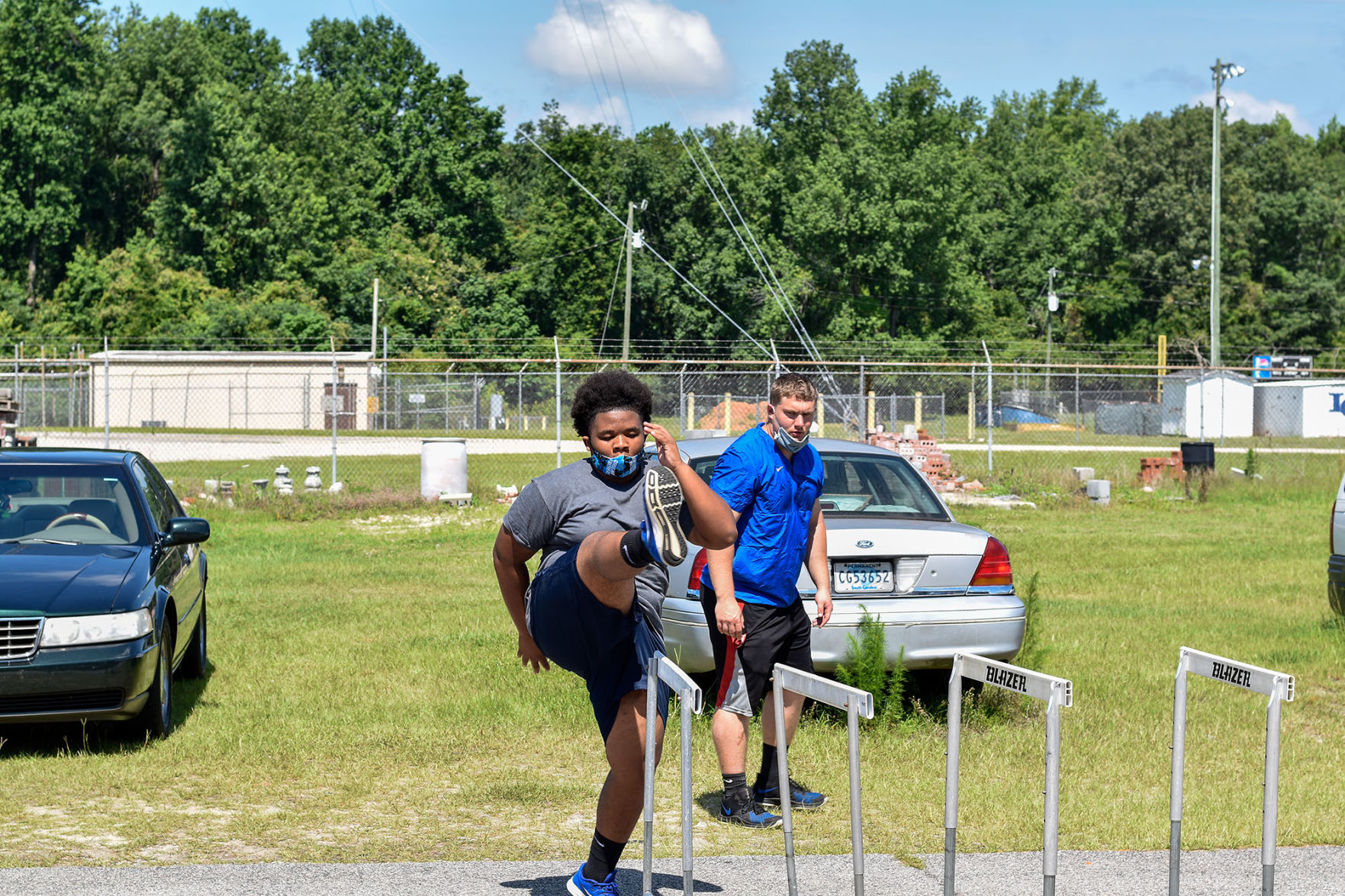 Lake City HS Football Conditioning